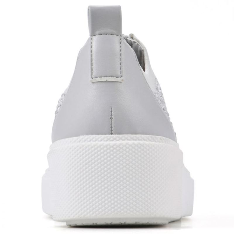 White Mountain | Women's Dax Sneaker-Light Grey Fabric