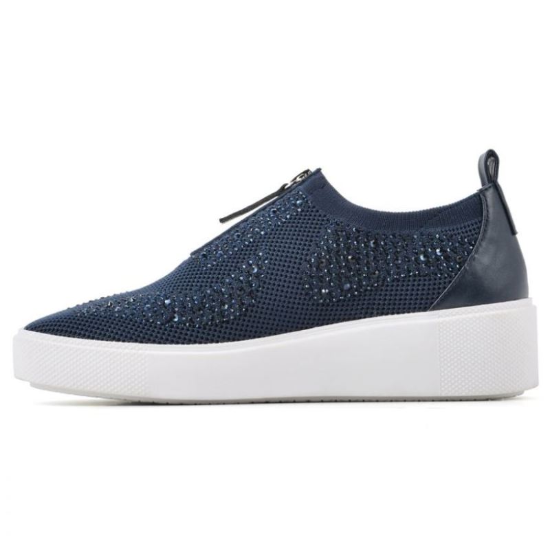 White Mountain | Women's Dax Sneaker-Navy Fabric