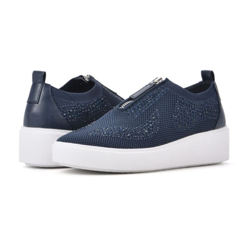 White Mountain | Women's Dax Sneaker-Navy Fabric