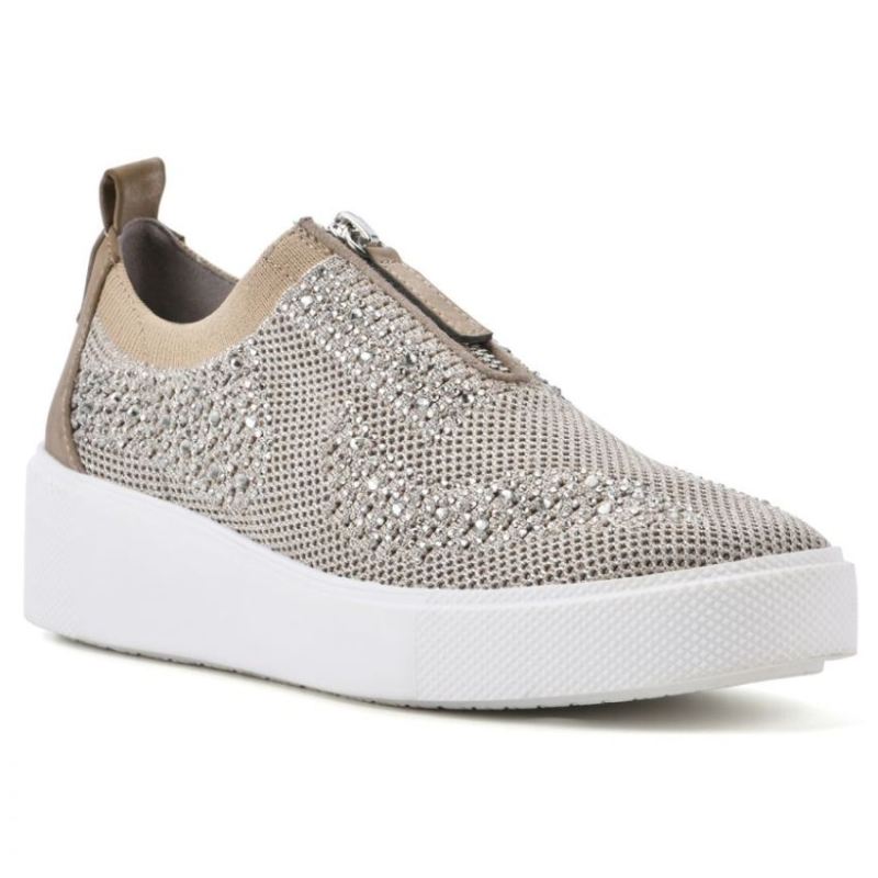 White Mountain | Women's Dax Sneaker-Gold Fabric