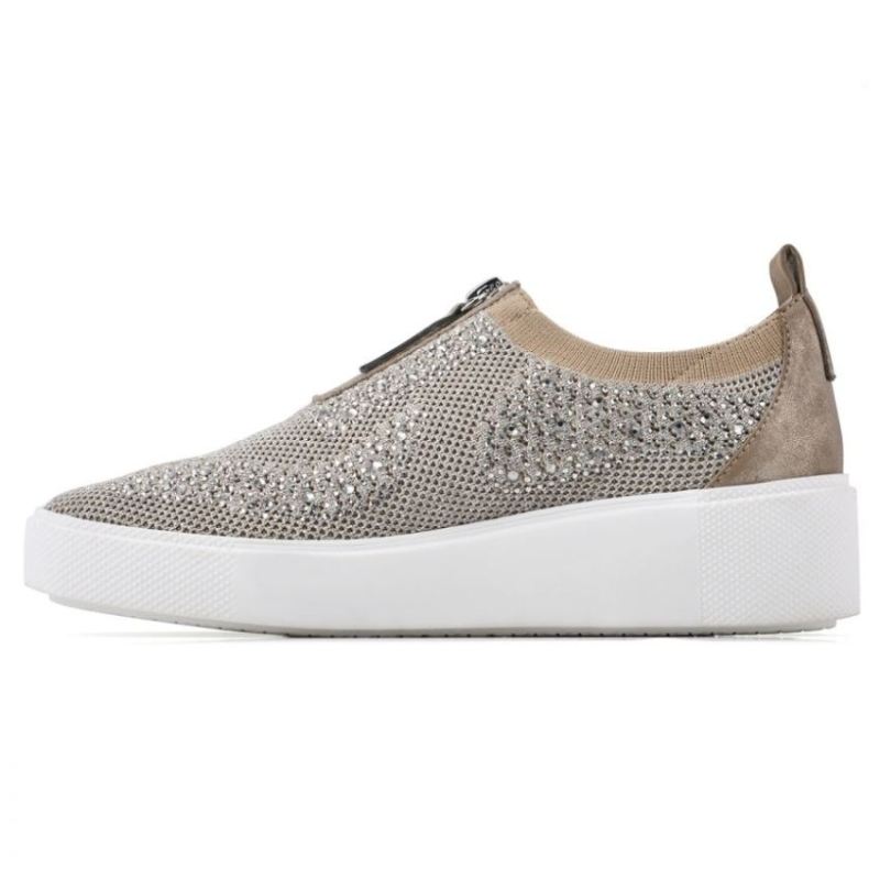 White Mountain | Women's Dax Sneaker-Gold Fabric