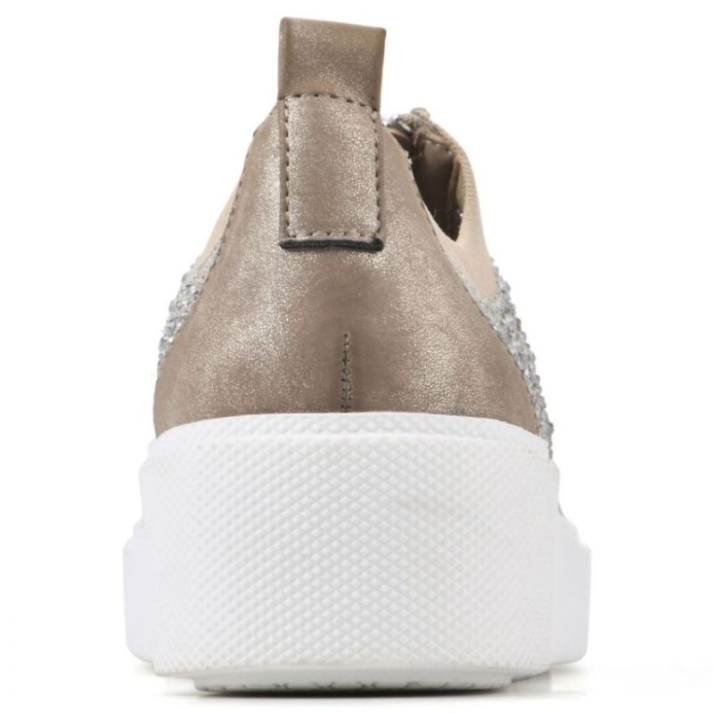 White Mountain | Women's Dax Sneaker-Gold Fabric