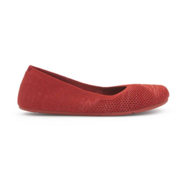 Xero | Women's Phoenix Knit Casual Flat-MULTI-RED