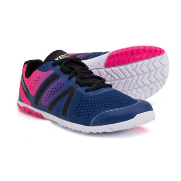 Xero | Women's HFS - Lightweight Road Running Shoe - SODALITE BLUE / PINK GLOW