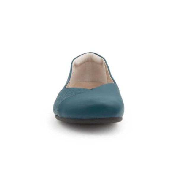 Xero | Women's Phoenix Leather Dressy Flat-TEAL