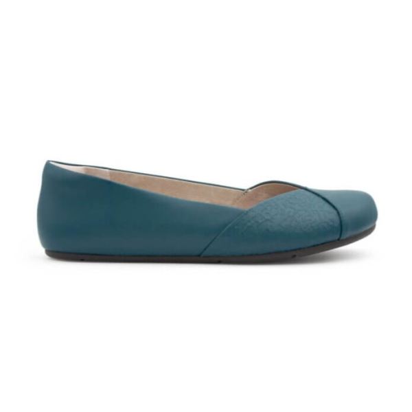 Xero | Women's Phoenix Leather Dressy Flat-TEAL