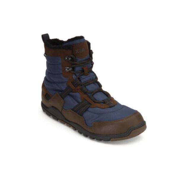 Xero | Men's Alpine Snow Boot-BROWN / NAVY