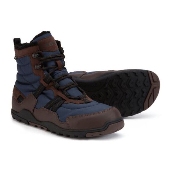 Xero | Men's Alpine Snow Boot-BROWN / NAVY