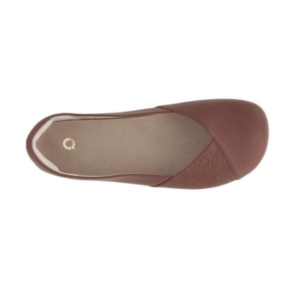 Xero | Women's Phoenix Leather Dressy Flat-BROWN