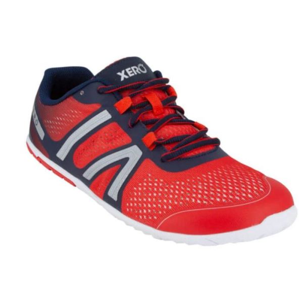 Xero | Men's HFS - Lightweight Road Running Shoe - CRIMSON NAVY