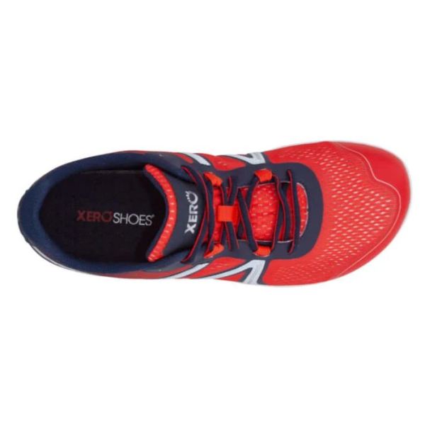 Xero | Men's HFS - Lightweight Road Running Shoe - CRIMSON NAVY