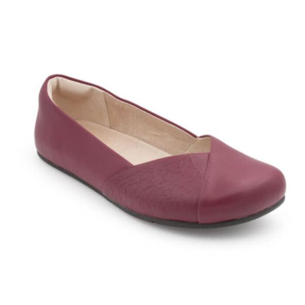 Xero | Women's Phoenix Leather Dressy Flat-RASPBERRY