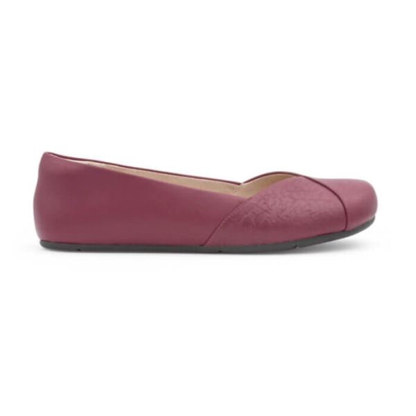 Xero | Women's Phoenix Leather Dressy Flat-RASPBERRY