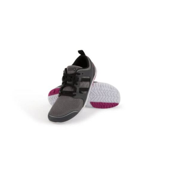 Xero | Women's Zelen - Your eco-Friendly Road Runner-STEEL GRAY / FUCHSIA