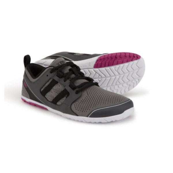 Xero | Women's Zelen - Your eco-Friendly Road Runner-STEEL GRAY / FUCHSIA