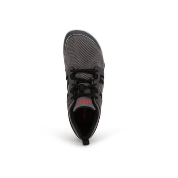 Xero | Men's Zelen - Your eco-Friendly Road Runner-DARK GRAY / RED