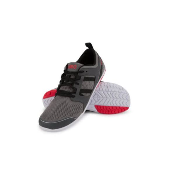 Xero | Men's Zelen - Your eco-Friendly Road Runner-DARK GRAY / RED