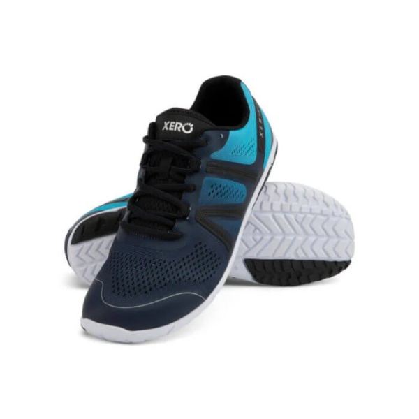 Xero | Men's HFS - Lightweight Road Running Shoe - NAVY / SCUBA BLUE