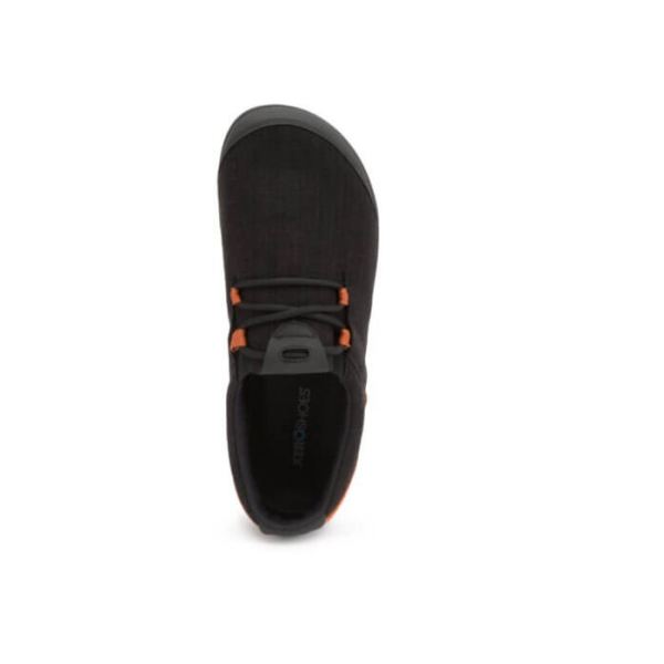 Xero | Men's Hana - Casual Canvas Comfort - BLACK / RUST (RAIN-FRIENDLY HEMP)