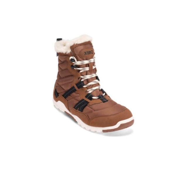 Xero | Women's Alpine Snow Boot-RUBBER BROWN / EGGSHELL