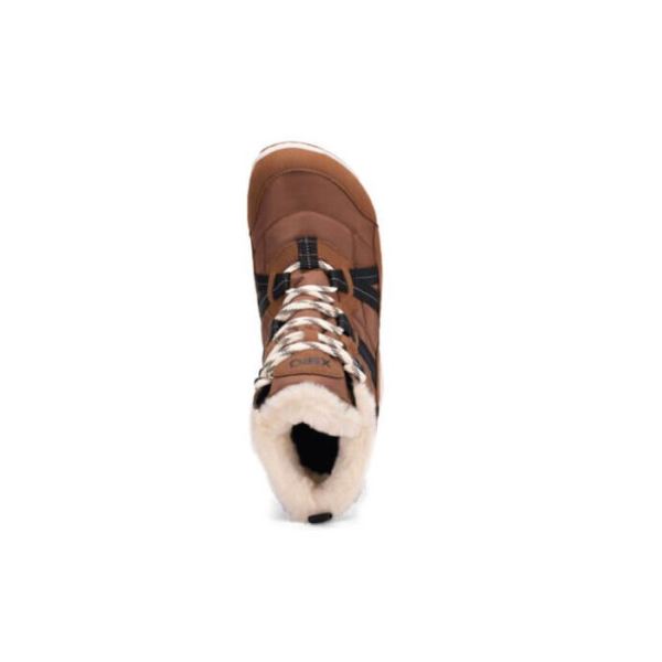 Xero | Women's Alpine Snow Boot-RUBBER BROWN / EGGSHELL