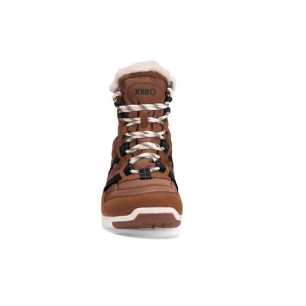 Xero | Women's Alpine Snow Boot-RUBBER BROWN / EGGSHELL