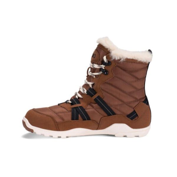 Xero | Women's Alpine Snow Boot-RUBBER BROWN / EGGSHELL