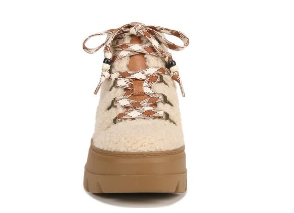 Zodiac | Women's Billie Lace-up Ankle Boot-Natural Caramel Fabric