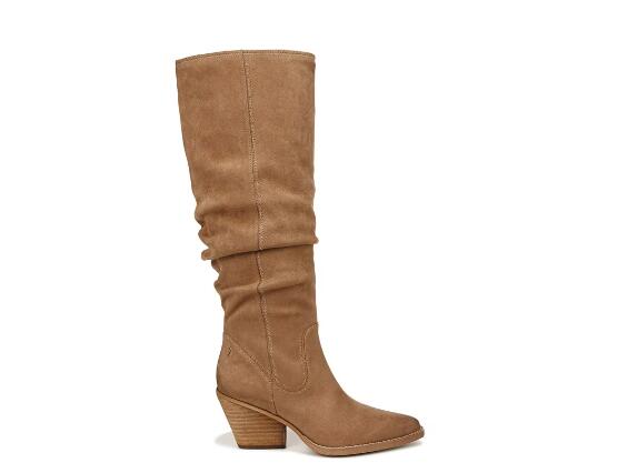 Zodiac | Women's Riau Wide Calf Tall Boot-Latte Brown Microfabric