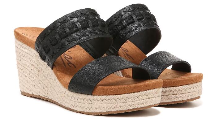 Zodiac | Women's Poppy Wedge Espadrille-Black Synthetic