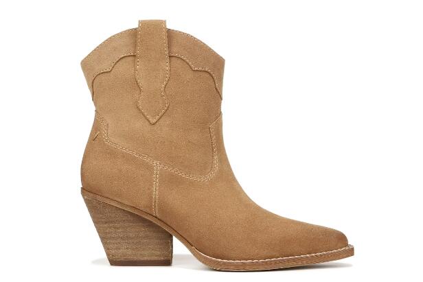 Zodiac | Women's Roslyn Western Boot-Latte Brown Suede