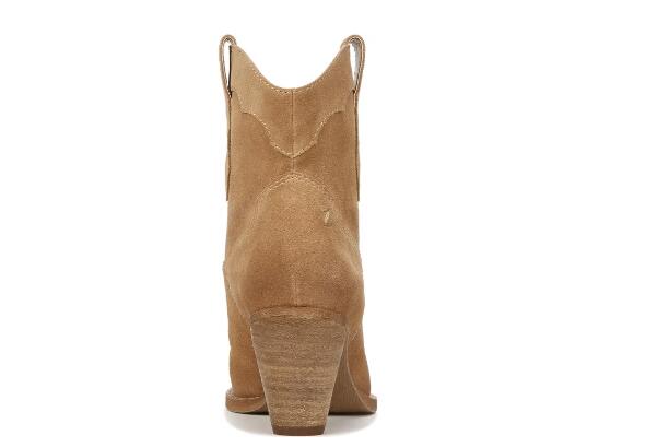 Zodiac | Women's Roslyn Western Boot-Latte Brown Suede