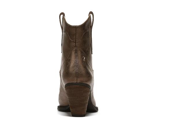 Zodiac | Women's Roslyn Western Boot-Bronze Synthetic