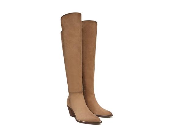 Zodiac | Women's Ronson Wide Calf Block Heel Tall Boot-Latte