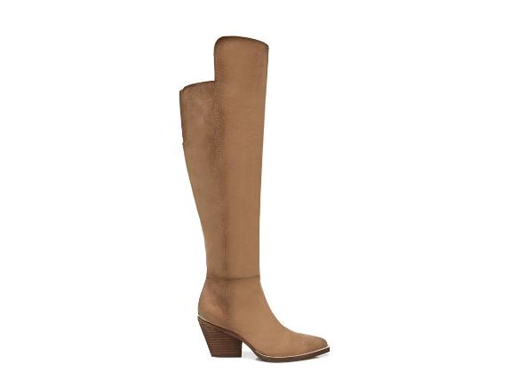 Zodiac | Women's Ronson Wide Calf Block Heel Tall Boot-Latte