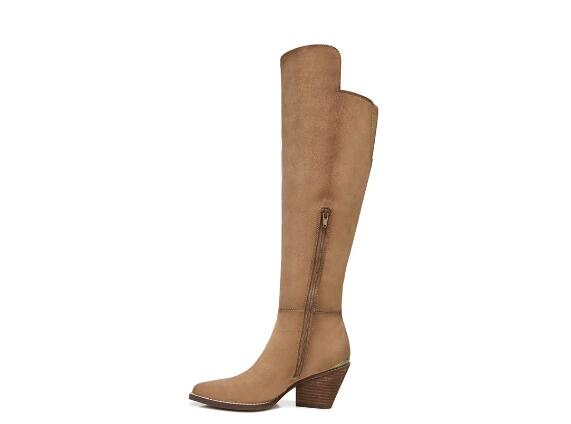 Zodiac | Women's Ronson Wide Calf Block Heel Tall Boot-Latte