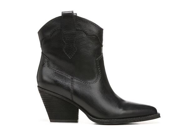 Zodiac | Women's Roslyn Western Boot-Black Leather