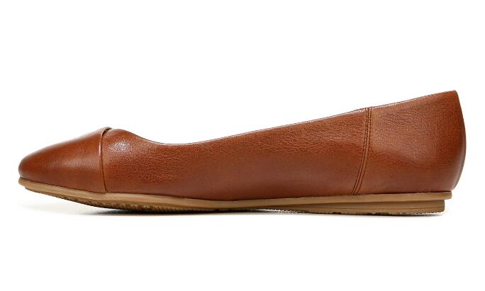 Zodiac | Women's Sadie Slip On Flat-Cognac Leather