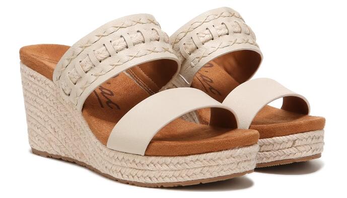 Zodiac | Women's Poppy Wedge Espadrille-Birch Beige Synthetic