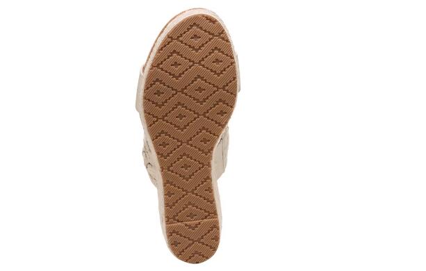 Zodiac | Women's Poppy Wedge Espadrille-Birch Beige Synthetic