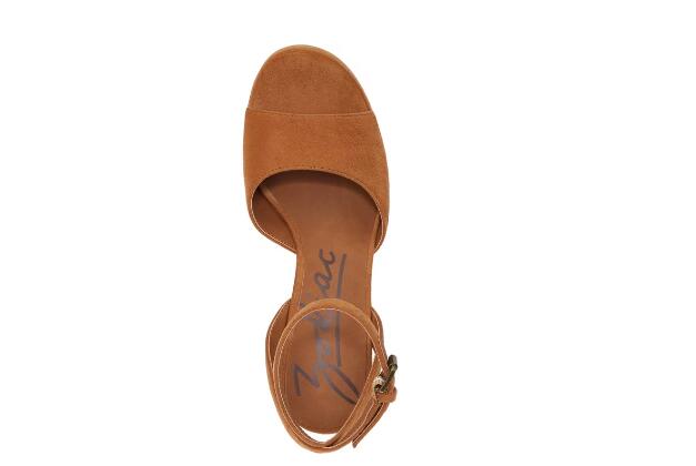 Zodiac | Women's Priya High Heel Sandal-Caramel Brown Fabric