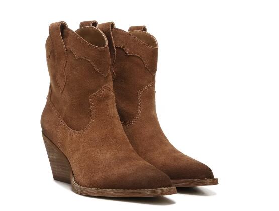 Zodiac | Women's Roslyn Western Boot-Cognac Fabric