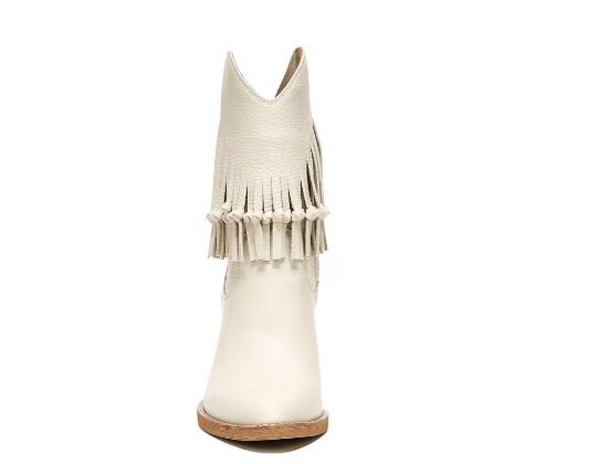 Zodiac | Women's Donna Western Boot-Birch Beige Leather