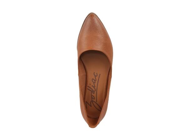 Zodiac | Women's Hill-2 Flat-Cognac Brown Synthetic