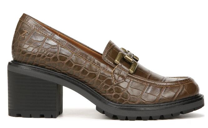 Zodiac | Women's Gemma Loafer-Caramel Croc Synthetic