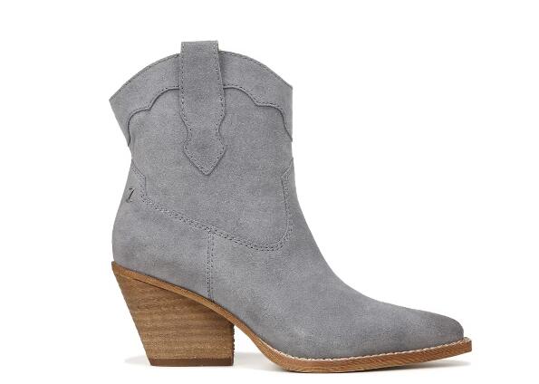 Zodiac | Women's Roslyn Western Boot-Misty Blue Suede