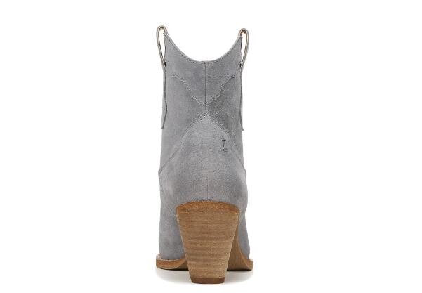 Zodiac | Women's Roslyn Western Boot-Misty Blue Suede