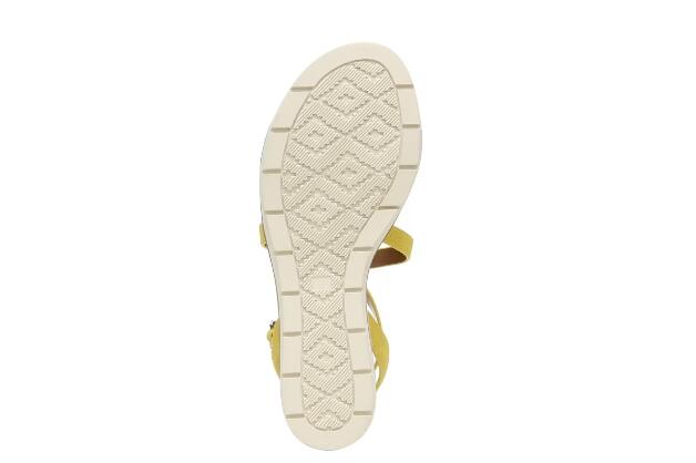 Zodiac | Women's Angelica Wedge Sandal-Lemon Suede