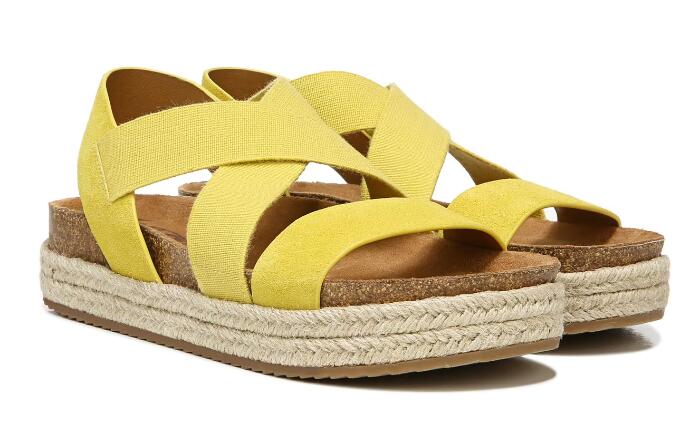 Zodiac | Women's Savannah Footbed Sandal-Lemon Suede