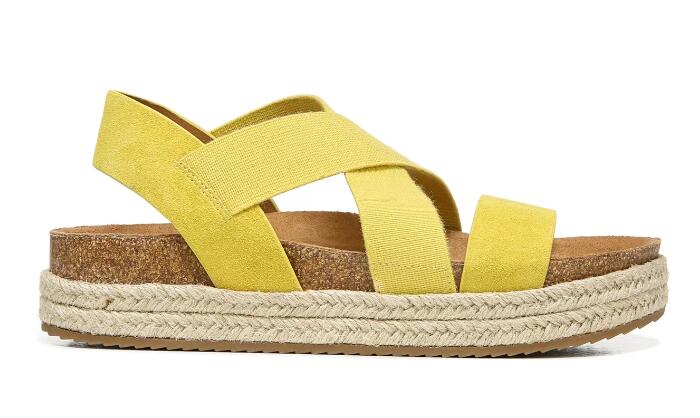 Zodiac | Women's Savannah Footbed Sandal-Lemon Suede